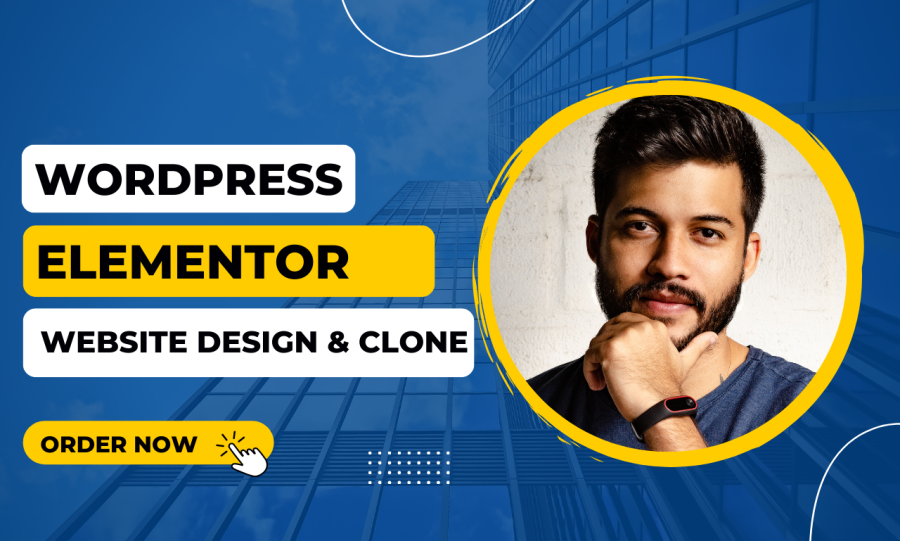 I will do wordpress website design, redesign or clone by elementor pro 3 pages