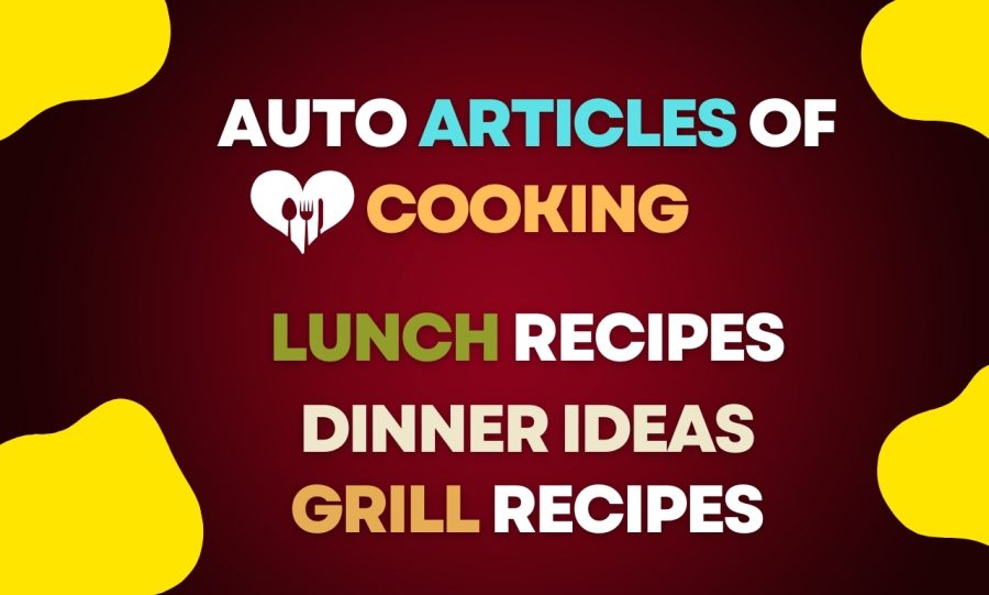create recipe,  cooking,  healthy food with autopilot automatic posting mode