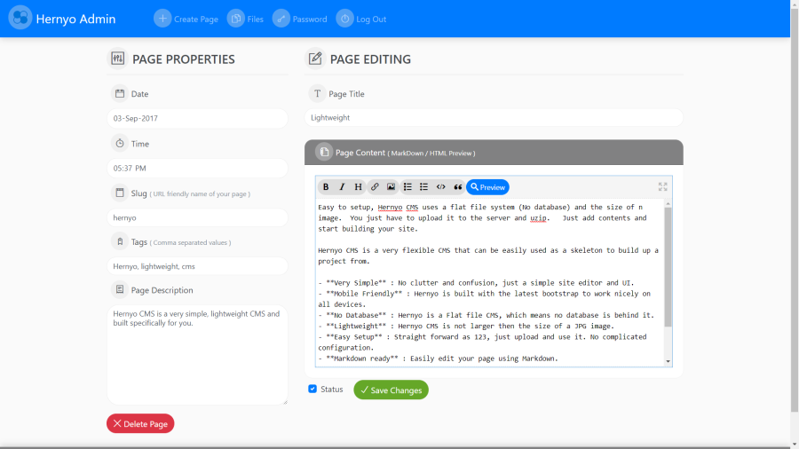 Hernyo CMS