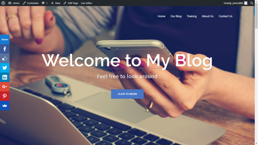 Create Your Wordpress Website Using Wp Premium Or Free Theme