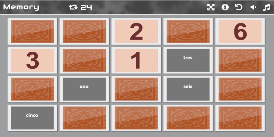 Memory Card Education Game with Admin