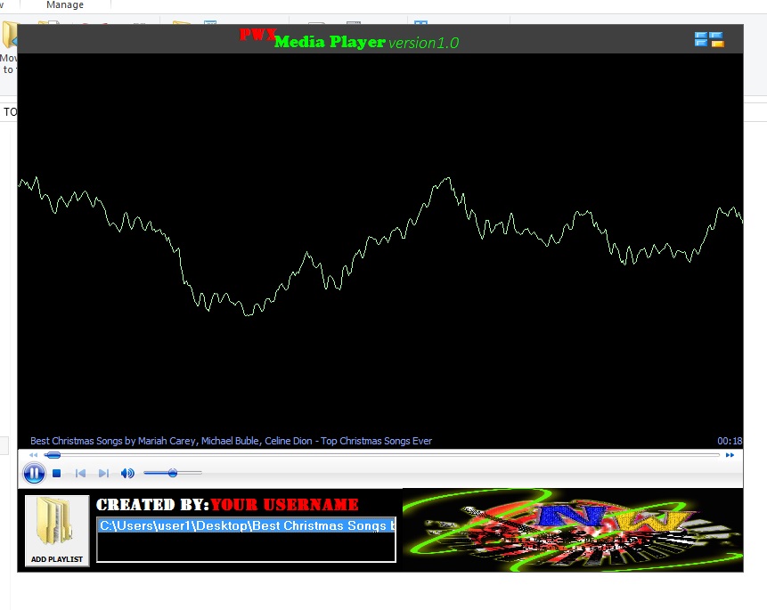 Visual Basic 6.0 - Personalise media player w/ animation effects!