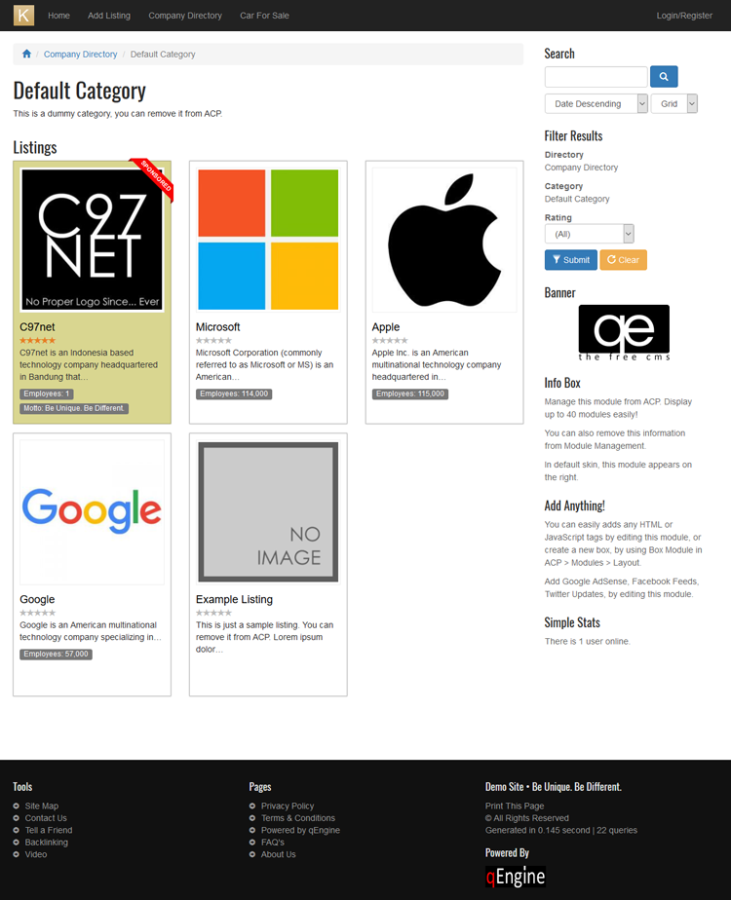 Kemana Directory: Link Indexing & Classified Ads