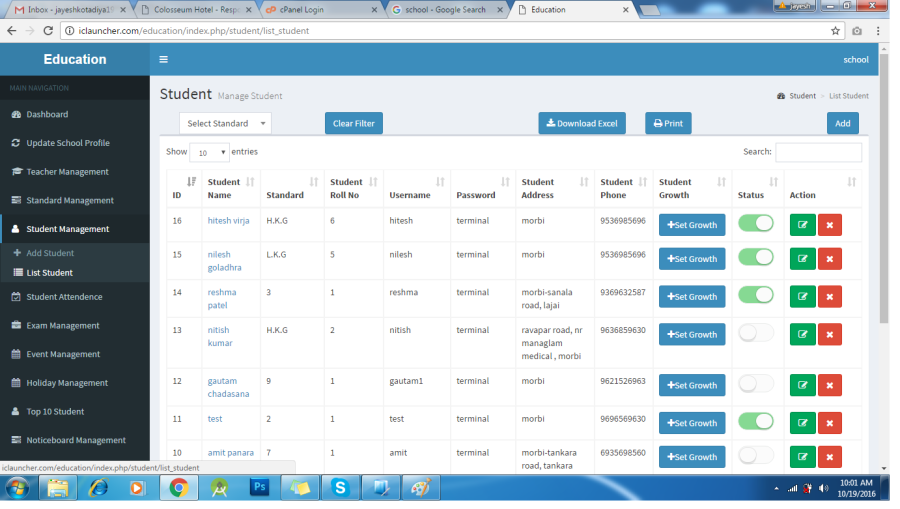 Complete Education Portal For School