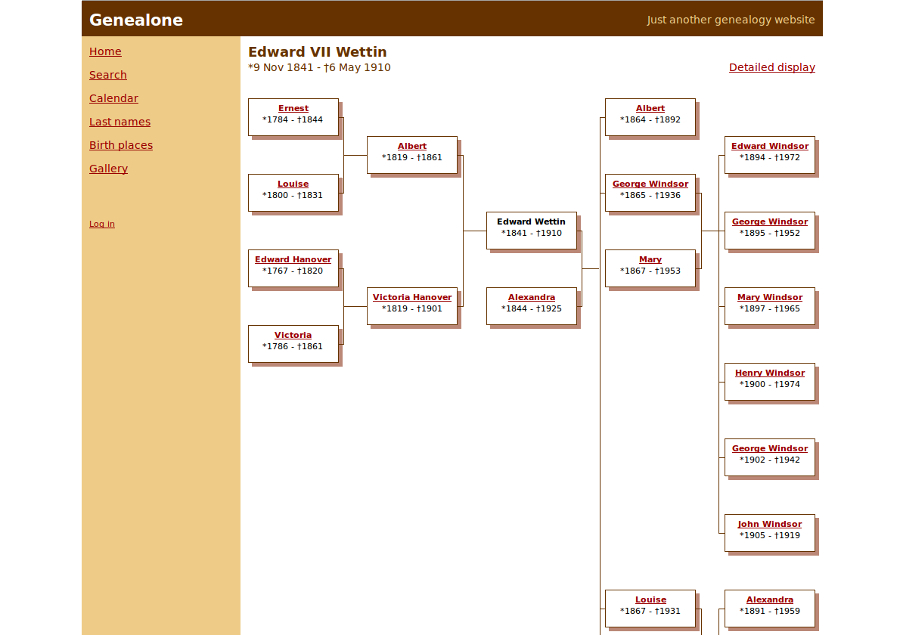 Genealone - Genealogy Website Maker