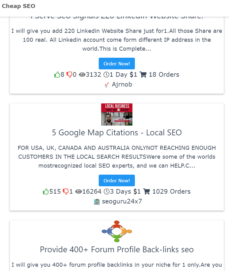 Seoclerks Affiliate Shortcode Plugin for WordPress