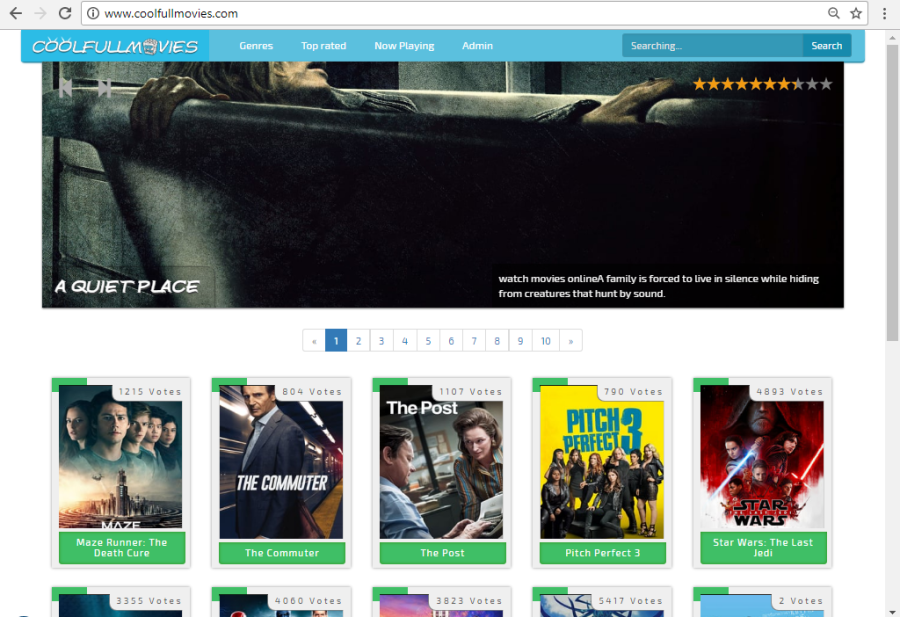 Movie Link Sharing Website - PHP