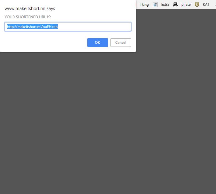 Url Shortening php Script