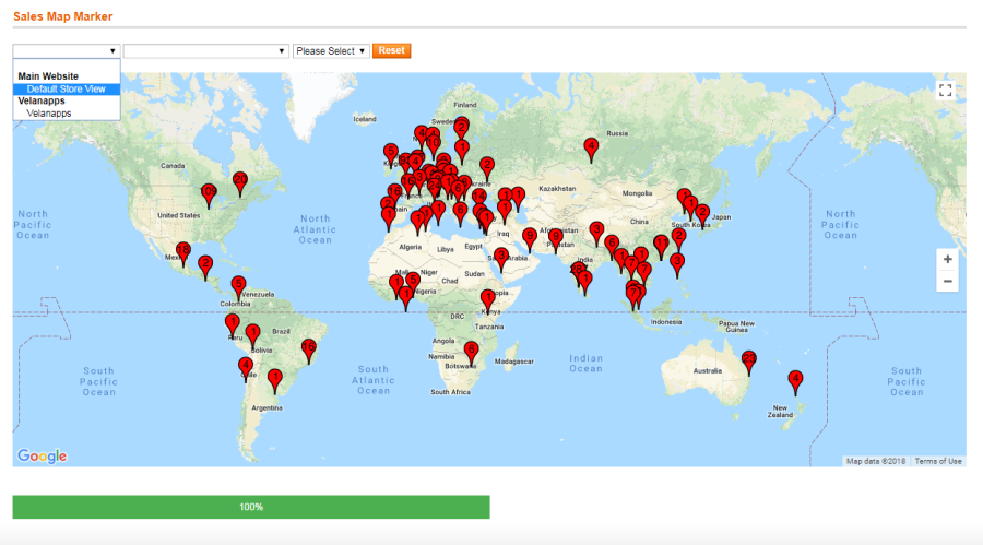 Sales Map Marker - Magento 1