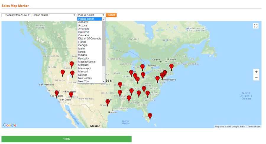 Sales Map Marker - Magento 1