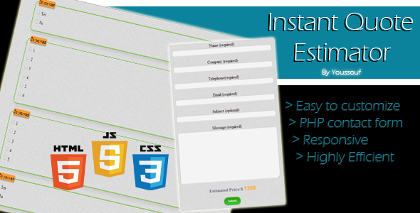 Instant Quote Estimator