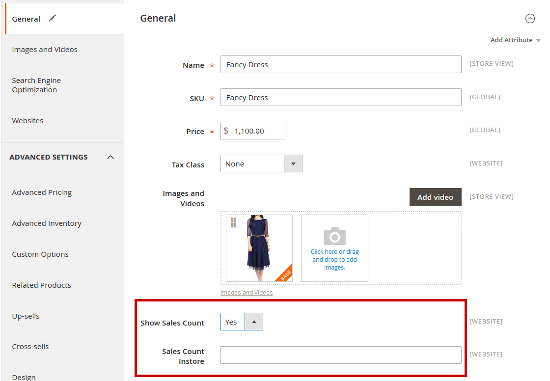 Easy Product Sales Counter - Magento 2