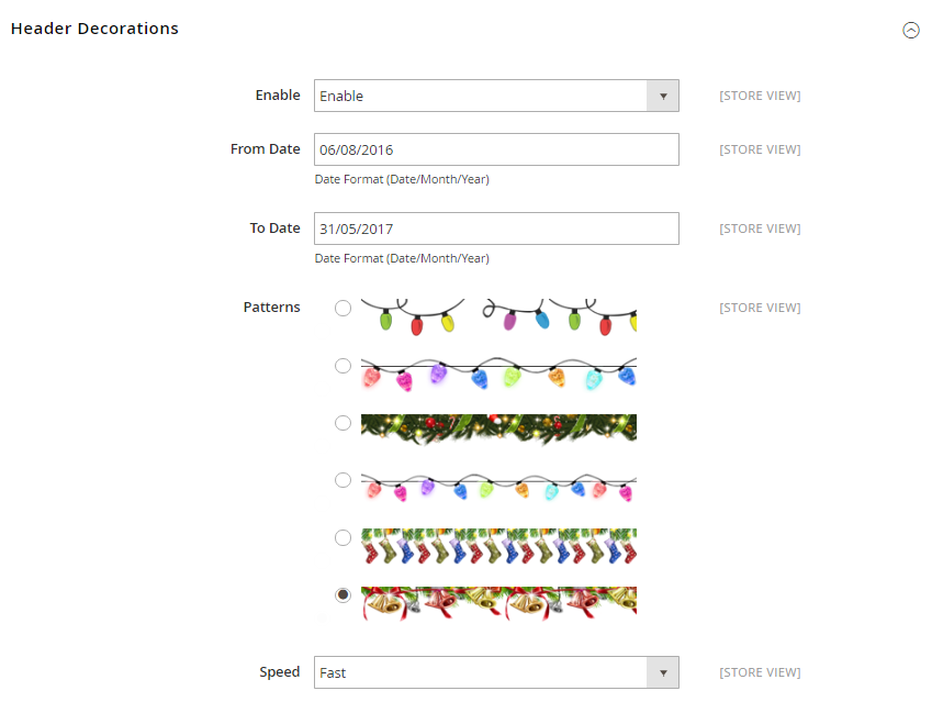 Holiday Season Effects - Magento 2