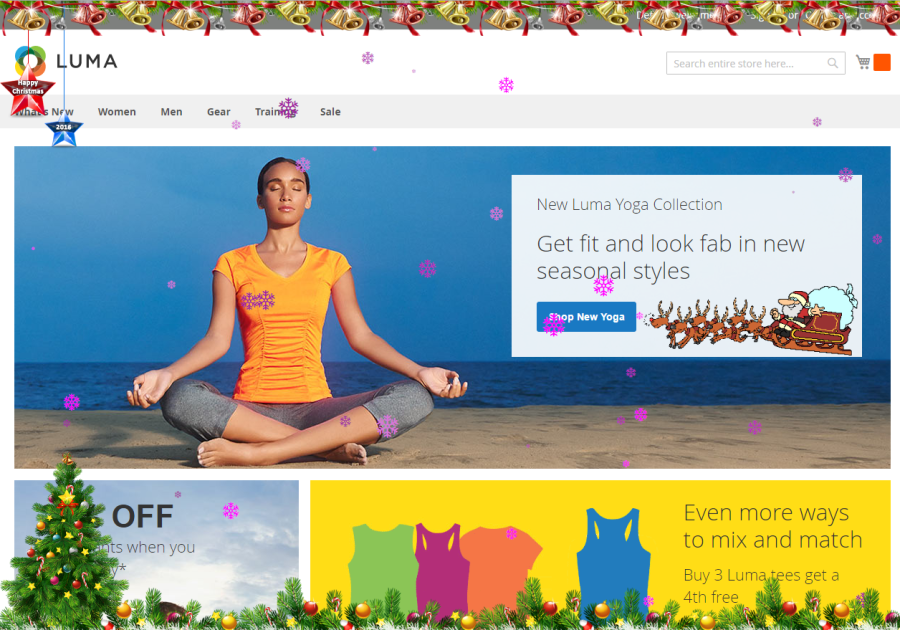 Holiday Season Effects - Magento 2