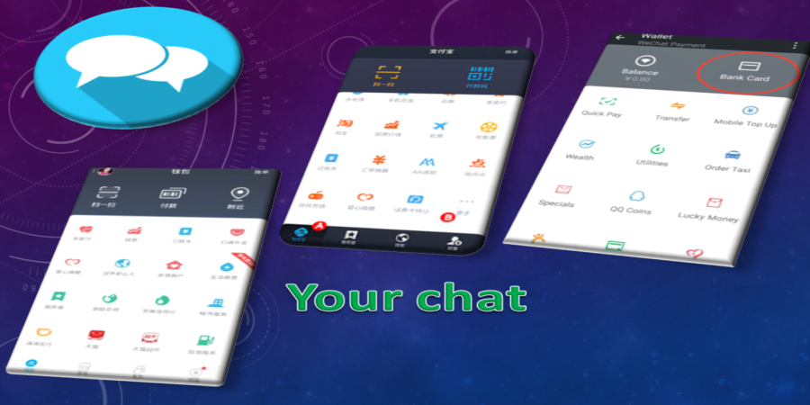 Shat chat for android with payment wallet