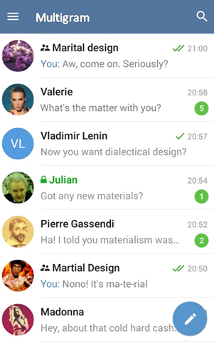Multigram app for android 