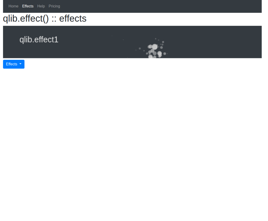qlib-effect 1.0 - Add html5 effects to your website very easily. Highly customizable.