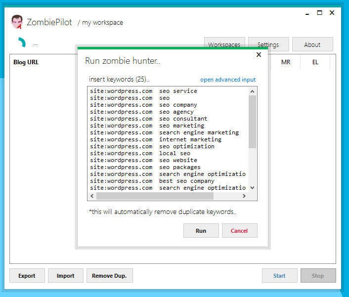ZombiePilot - Expired Web 2.0 Hunter Original Software