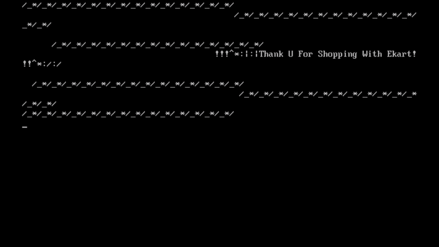 Online Supermarket - Ekart