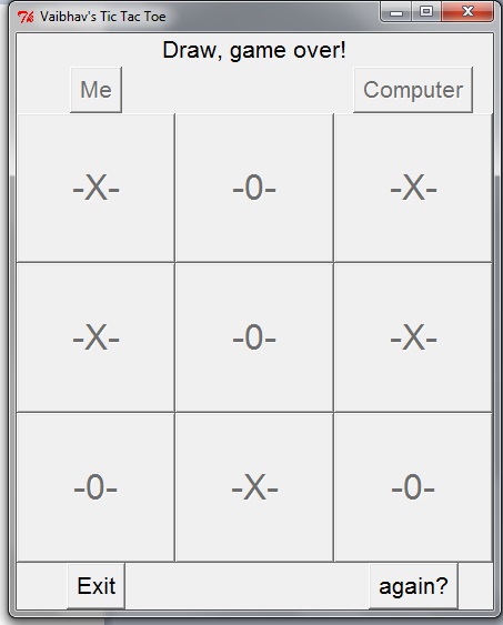 TIC_TAC_TOE GAME GUI USING PYTHON PROGRAMMING LANGIAGE