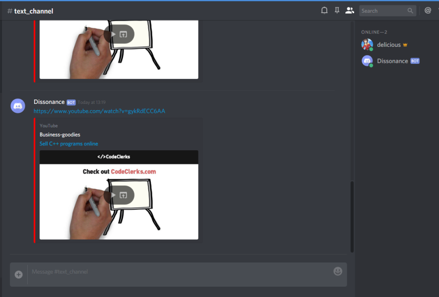 Cross-platform discord bot skeleton