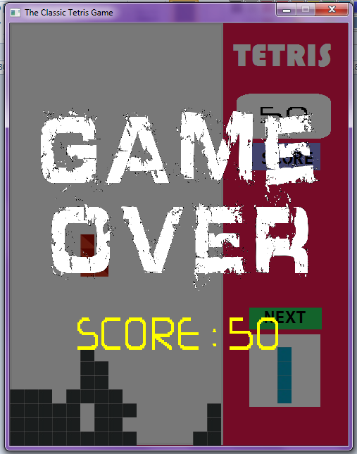 The Classic Tetris Game