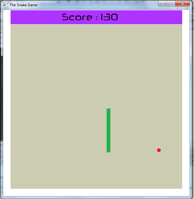 The Snake Game in C++
