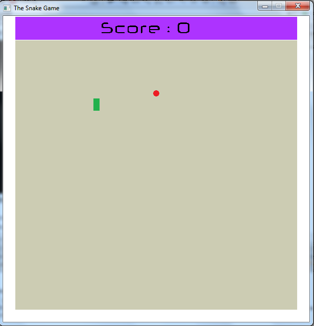 The Snake Game in C++