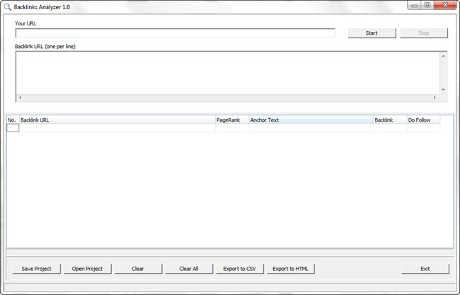 BacklinksAnalyzer pro
