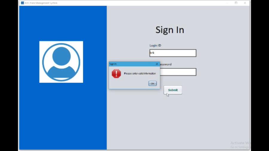 Java Project of Plaza Management System. 