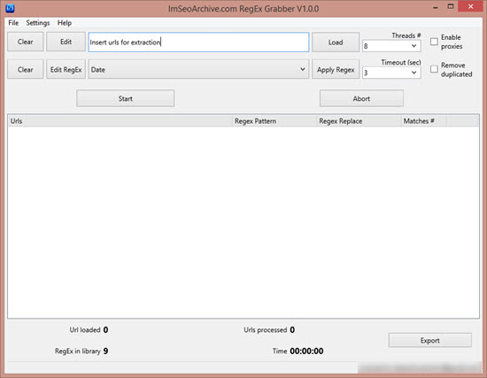 ImSeoArchive RegEx Grabber