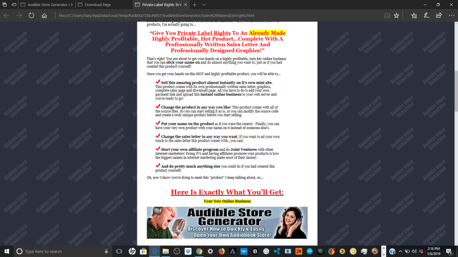  audiobook store private label reseller right! Value$ 200plus 