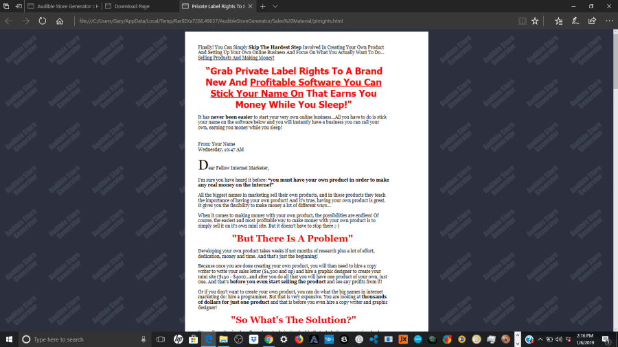  audiobook store private label reseller right! Value$ 200plus 