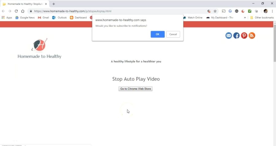 JavaScript Popup With Notification
