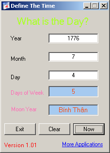 Define The Time