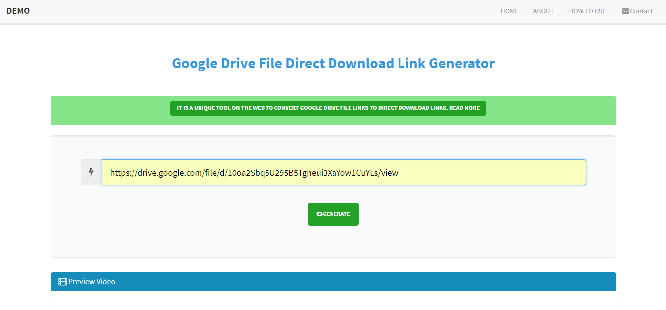 Google Drive Video Generator