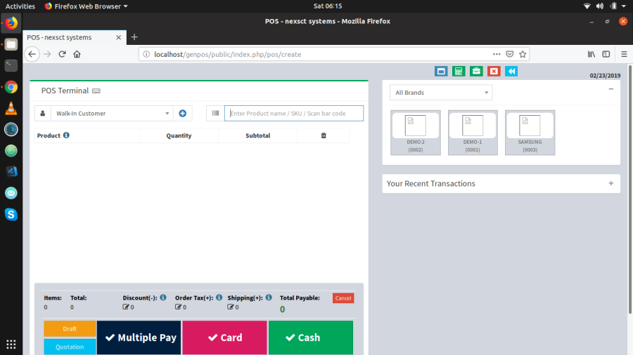 powerful invoicing,stock management and Point of Sale software