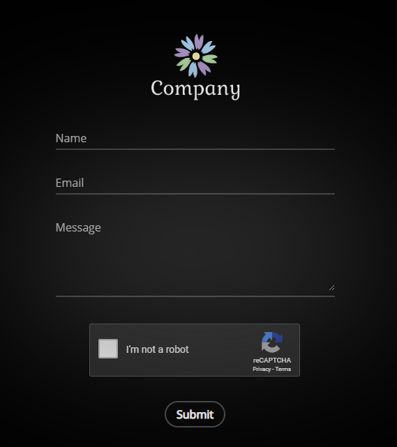 Recaptcha Powered AJAX Contact Form