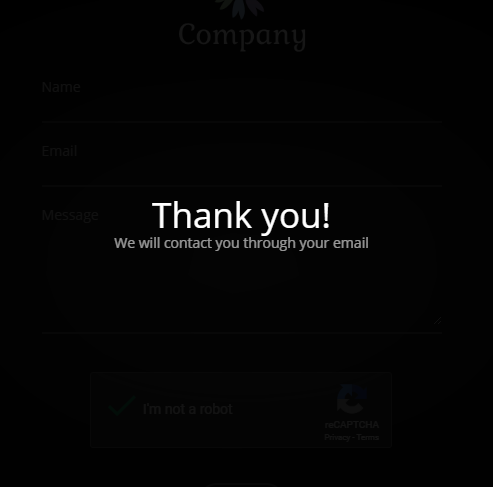 Recaptcha Powered AJAX Contact Form