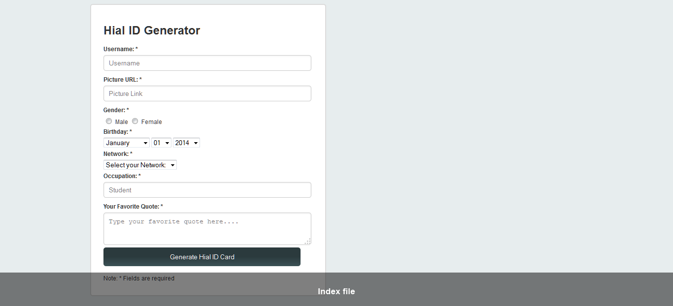 ID Card Generator