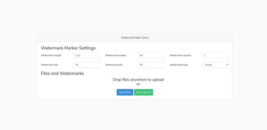 PHP Watermark Maker