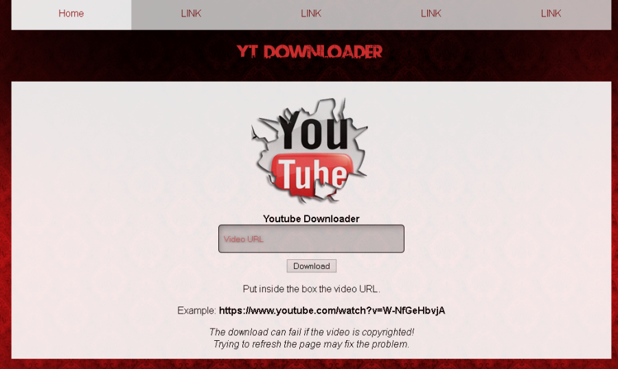 Youtube Downloader PHP script