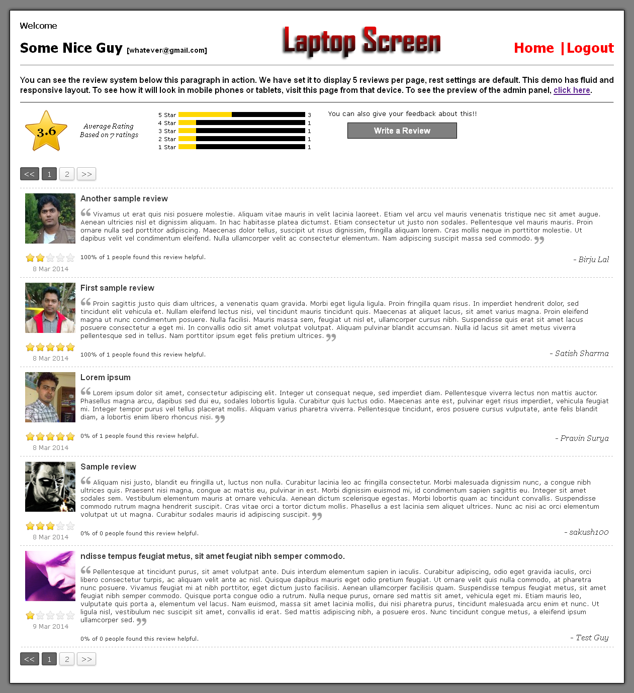 Xtreme Review System