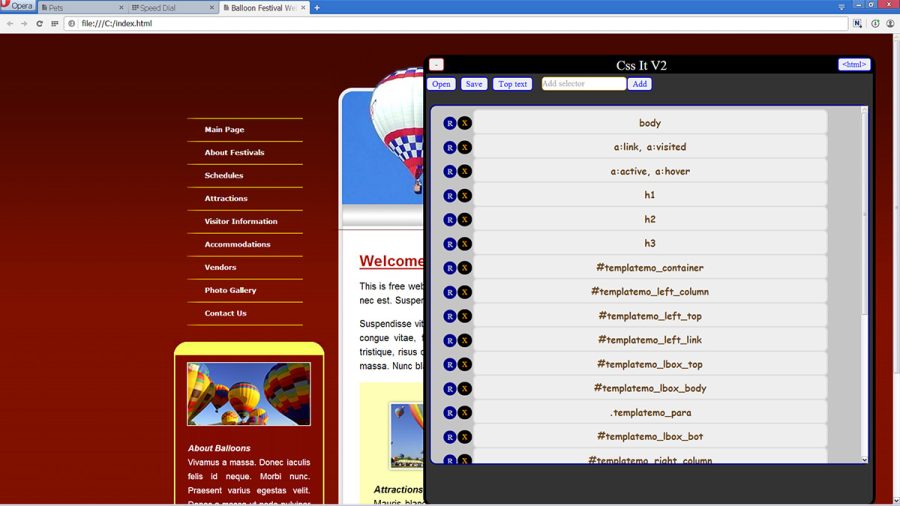 Css It V2 --Automatic Realtime CSS Editor