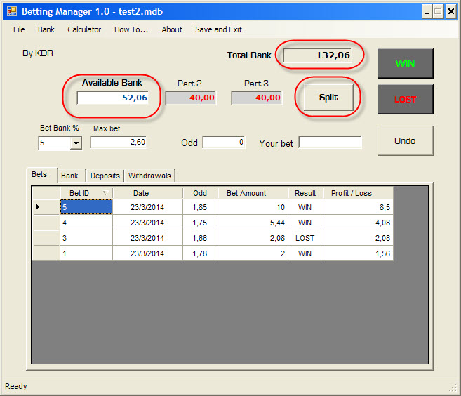 Betting Manager - Calculate & Track Your Bets And Raise Your Profits