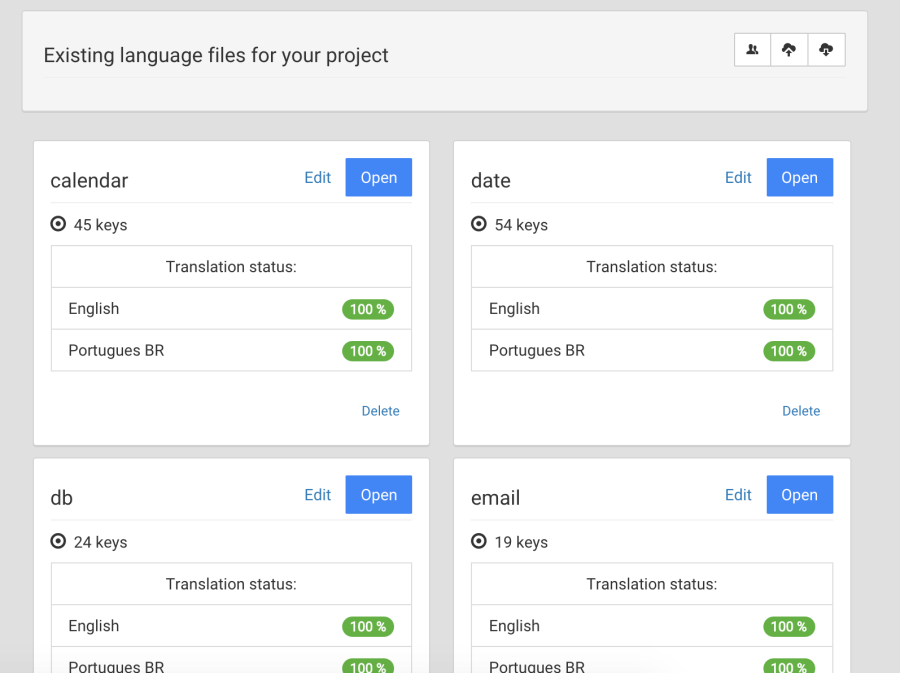 Codeigniter Language Files Manager