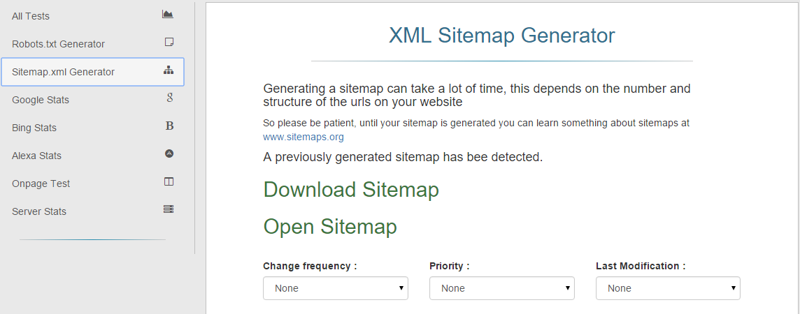 S.E.O Helper(Sitemap,Robots.txt generator)