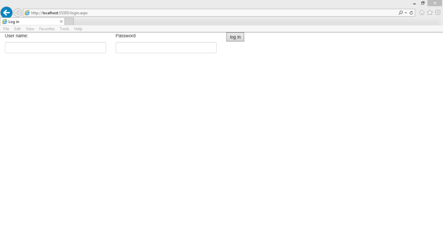 asp.net registration and log in forms with sql