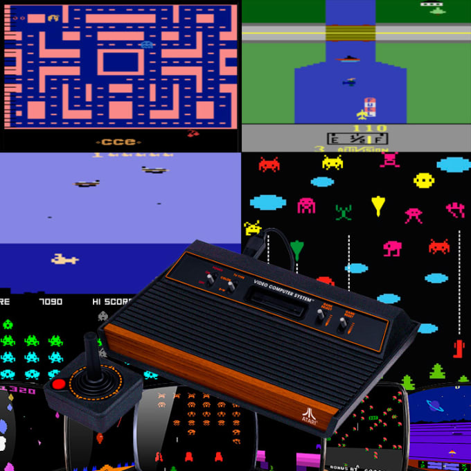 Videogame Retro Style: ATARI Style