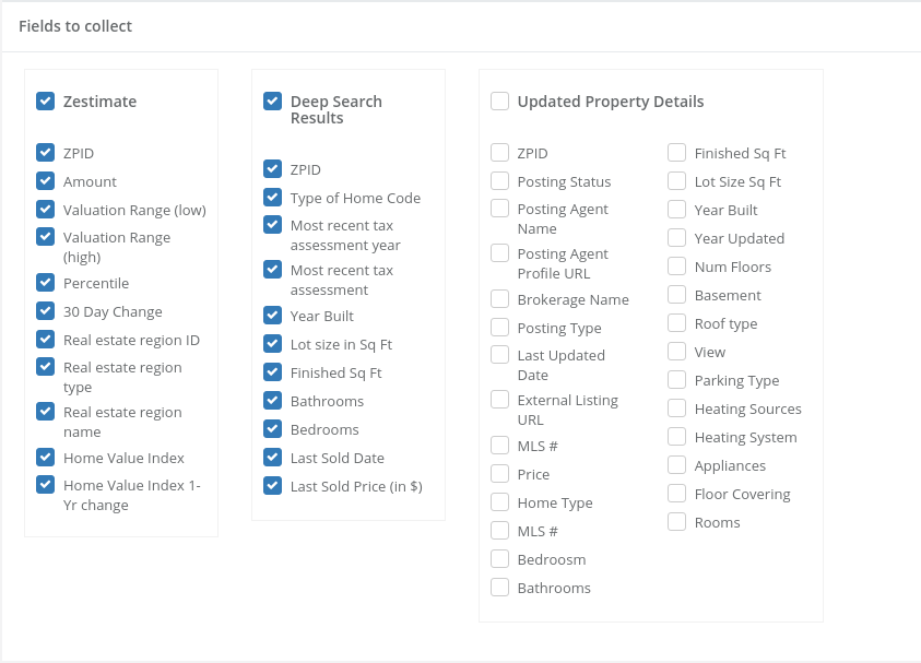 Zillow Address Lookup